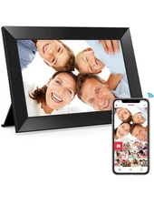 Digital Picture Frame, 10.1" Frameo Digital Frame WiFi with 32GB Memory, 1280...