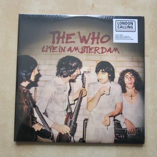 THE WHO Live In Amsterdam - Double coloured vinyl LP - Sealed