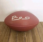 Patrick Mahomes Autographed Kansas City Chiefs Wilson NFL Football w/ COA Ball