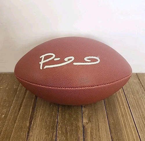 Patrick Mahomes Autographed Kansas City Chiefs Wilson NFL Football w/ COA Ball