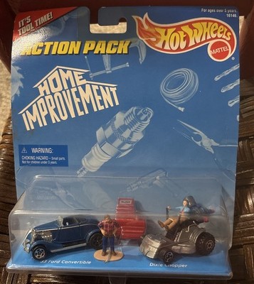 Vtg Hot Wheels 1996 Home Improvement Diecast Car Action Pack Tool Time Tim Allen