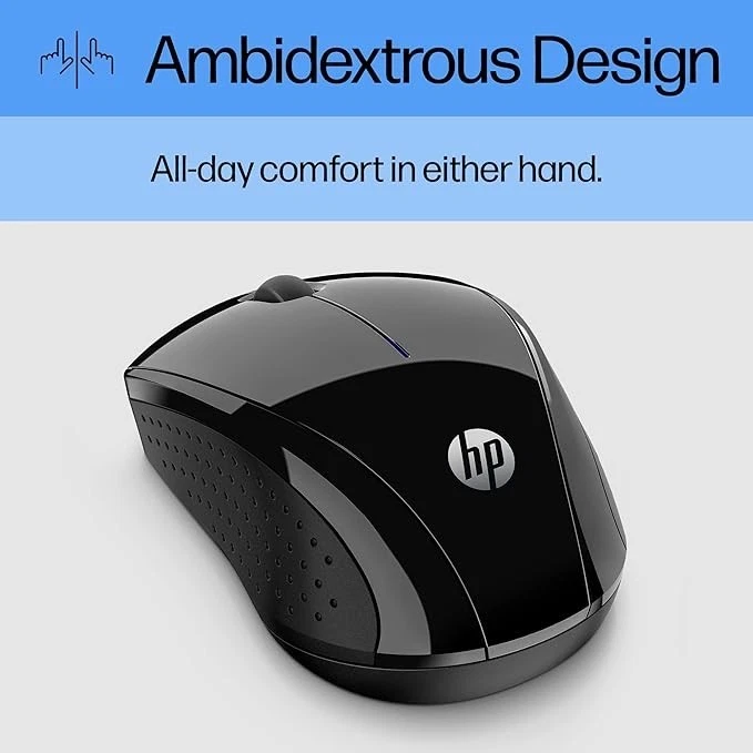 HP X3000 G2 Wireless Mouse - Ambidextrous 3-Button Control, & Scroll Wheel Multi - Image 3 of 4