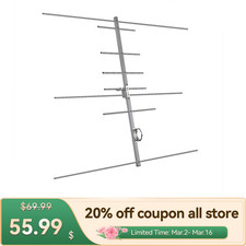 AY04 Yagi Radio Antenna UHF/VHF 8Elements SL16.K VHF(3 Elements), UHF(5 Element）
