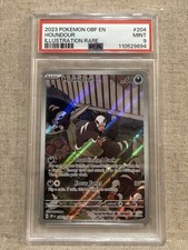 Pokémon TCG Houndour Obsidian Flames Holo Card 204/197 PSA 9 Mint
