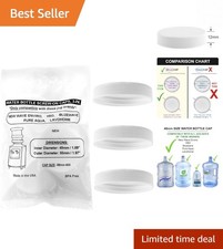 Leak-Prevention 48mm Bottle Lids - Perfect Fit for 1-5 Gallon Water Jugs