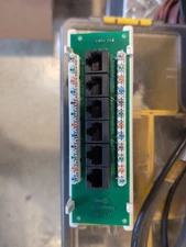 Leviton PWA58159 1x6 cat5E voice/data distribution board for structured media