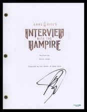 Sam Reid "Interview with the Vampire" AUTOGRAPH Signed Pilot Episode Script ACOA