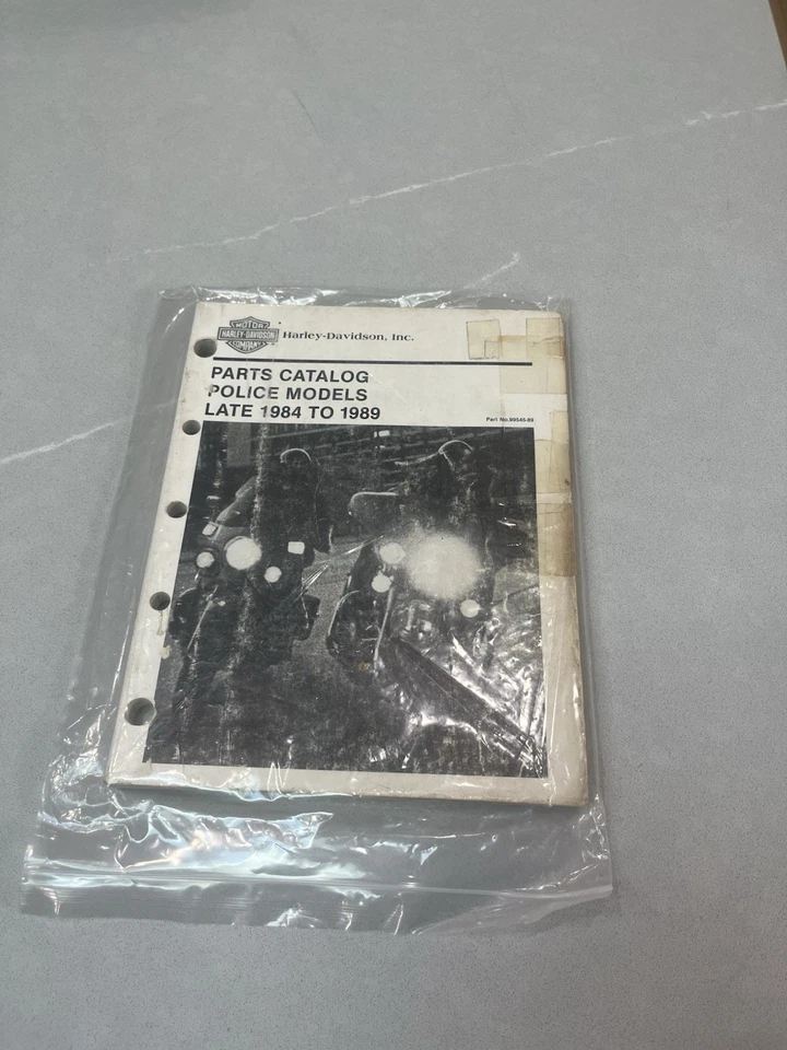 Catálogo de piezas Harley Davidson modelos policiales finales de 1984 a 1989 Foto 3 de 4