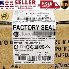 Allen-Bradley MicroLogix 1200 40 Point Controller 1762-L40BWAR US Free Tax