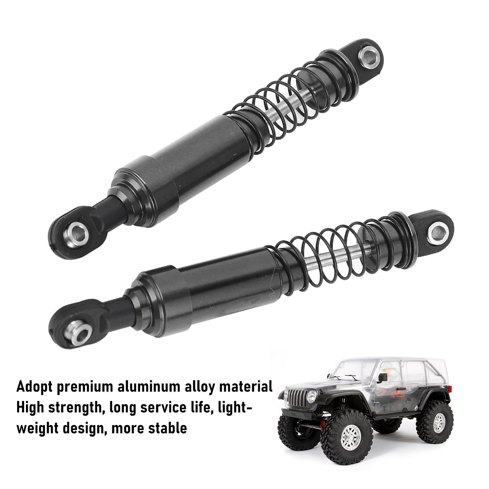 RC Set Aluminum Alloy Metal 85mm RC Damper Set With Spring Replac