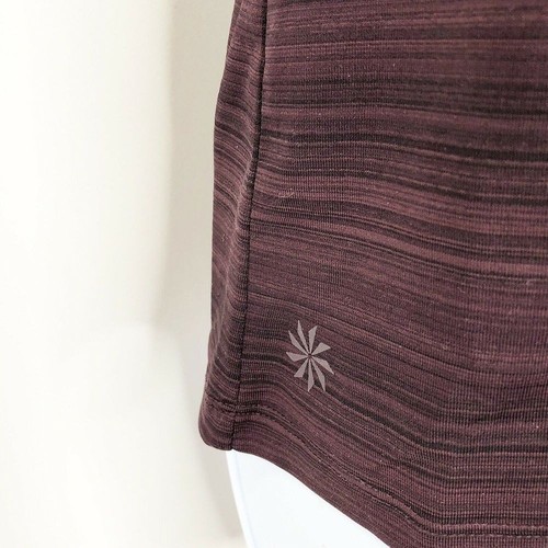 Athleta Racer Back tank top XXS Purple built-in padded bra - Picture 3 of 7
