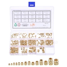 305pcs M2 M2.5 M3 M4 M5 M6 Metric Threaded Inserts with Heat Set Insert Tips