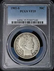 1902-S 50C Barber Half Dollar PCGS VF35