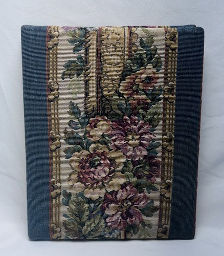 Vintage Floral Tapestry Photo Album Holds 64, 4x6 Prints