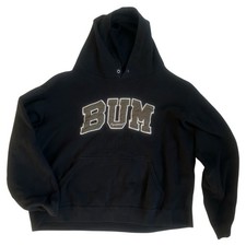 Vintage 90s BUM Equipment Hoodie Sweatshirt Pullover Men  s Large B.U.M.