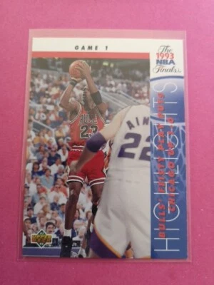 Michael Jordan Chicago Bulls Carte Basket Nba #198 Highlights Finals 1993 - Photo 1/2
