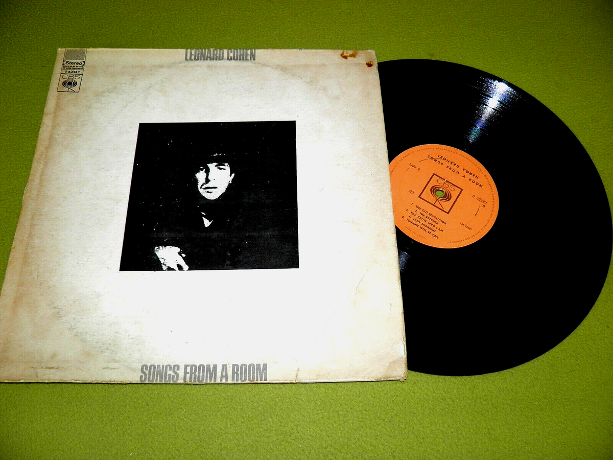 Leonard Cohen - Songs From A Room 1969 Israel 1st Press LP SBPG A1 