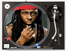 Lil Wayne - 7"-12" DJ slipmat for LP turntable record player