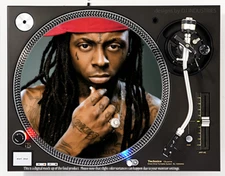 Lil Wayne  - 7"-12" DJ slipmat for LP turntable record player