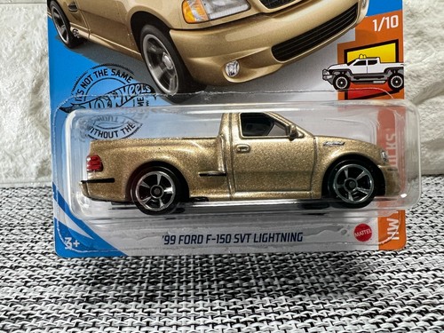 Hot Wheels HW Hot Trucks 1/10 '99 Ford F-150 SVT Lightning 237/250 2020 Gold - Picture 2 of 4