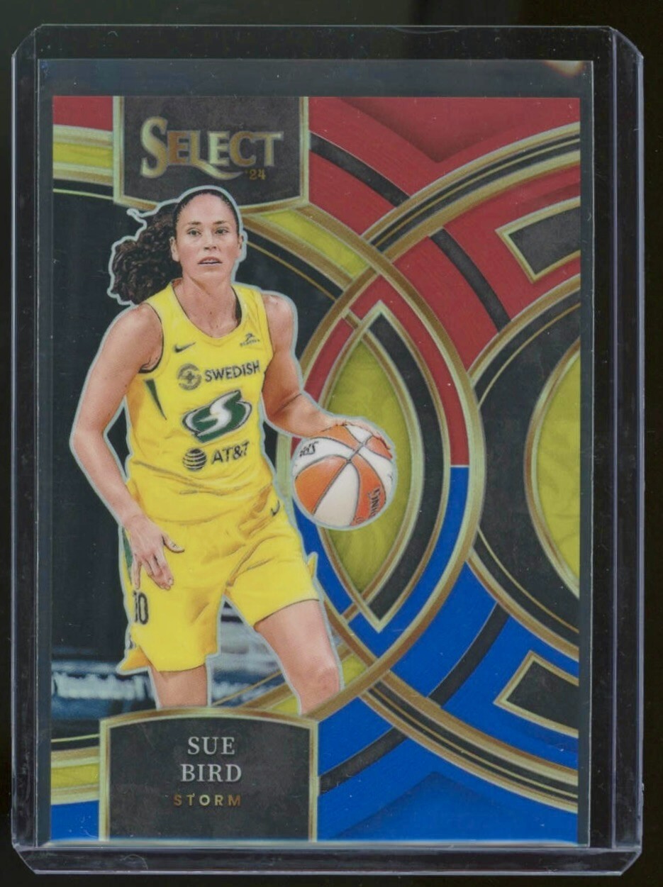 SUE BIRD 2024 Panini Select WNBA Red & Blue Prizm Premier Level Card #/399