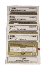 Pioneer Memory Scrapbooks Lot of 4 Top Loading Refills Sheets Acid Free New
