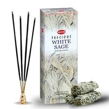 HEM White Sage Incense Sticks - 100 Count | Natural Air Purifying Aromatherap...