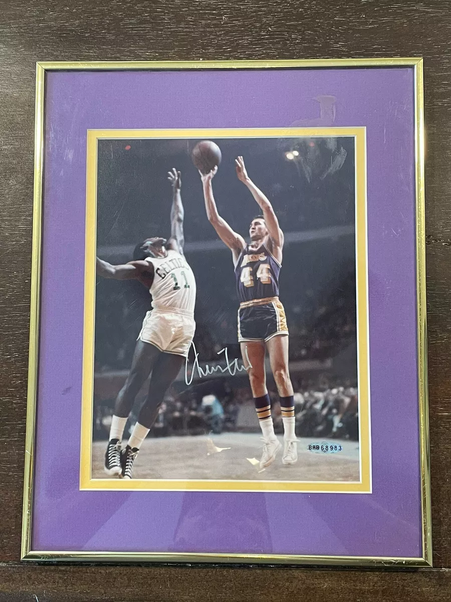 Jerry West Auto upper deck-