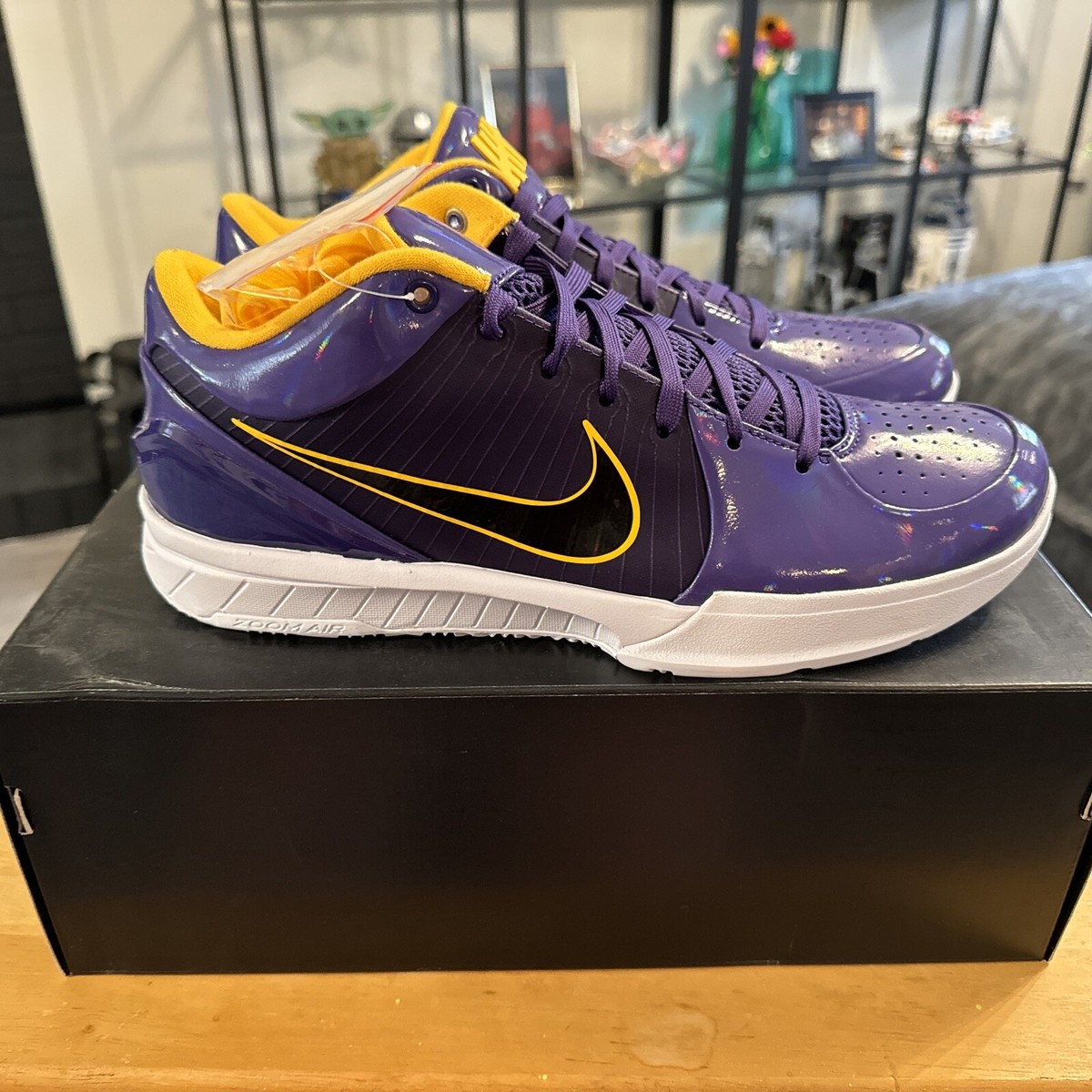Nike Undefeated x Kobe 4 Protro Court Purple Size 11 CQ3869-500 DS