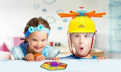 Joker Soaker - Gioco D'Azione Con Cappello E Acqua - Casco Girevole Spin - Giocattolo Divertente - Foto 5