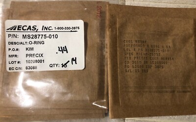 Aircraft parts o-ring MS28775-010 