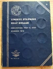 1937 - 1947 Liberty Walking Half Dollar Collection Book.   30 Coins -  FULL SET