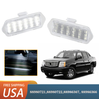 LED Side Mirror Puddle Lights For 03-06 Escalade Silverado Suburban Tahoe Sierra - Foto 13