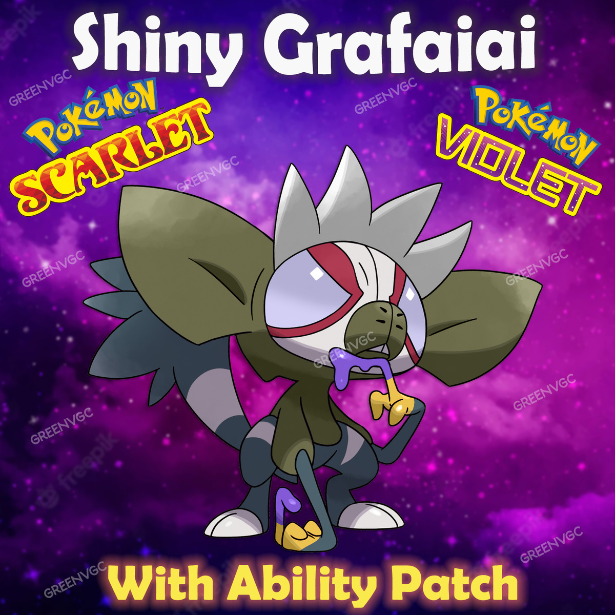 GREAVARD Shiny 6IV / Pokemon Scarlet and Violet / Lv1 Ready to -   Finland