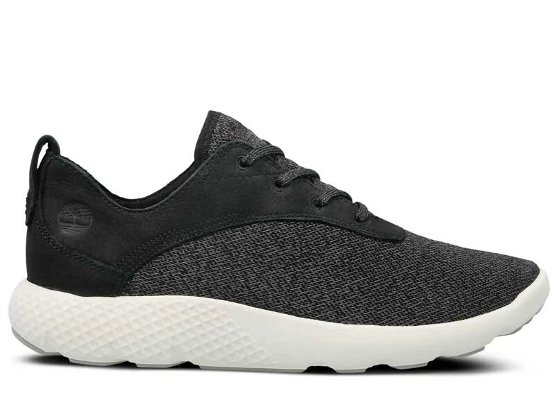 TIMBERLAND uomo FLYROAM mezzi stivali in pelle nera