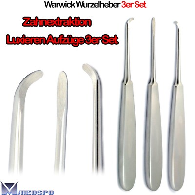 Warwick James Wurzelheber Aufzug Elevatoren Root Elevator Dental Zahnextraktion