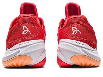 ASICS Court FF 3 Novak Fiery Red White Tennis Shoes 1041A363-961