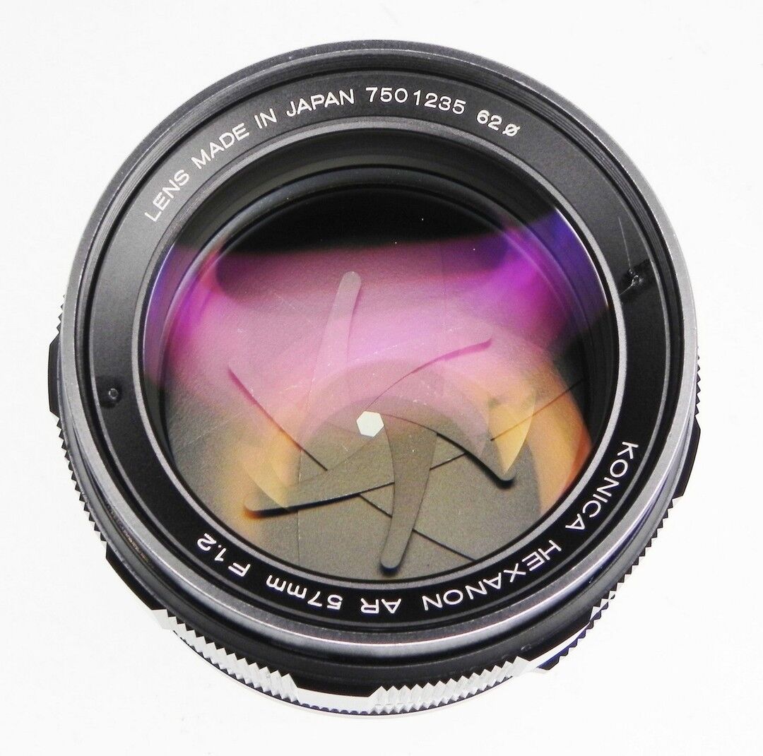Konica Hexanon 57mm f1.2 AR EE #7501235 | eBay Konica Hexanon 57mm f1.2 AR EE #7501235 | eBay