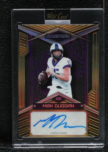 2023 Wild Card Alumination Draft Max Duggan #AB-87