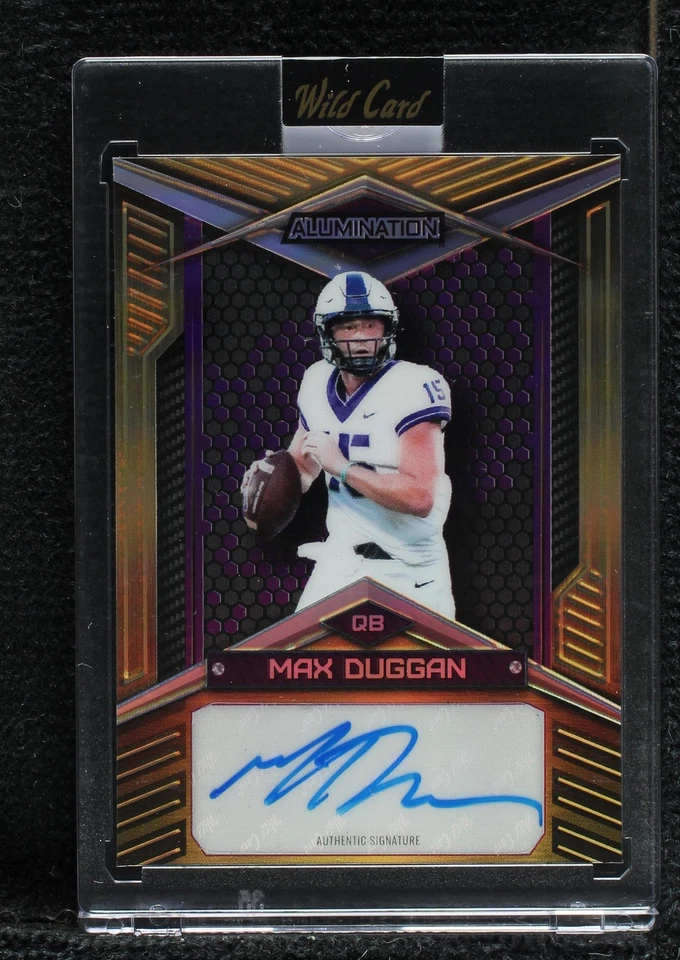 2023 Wild Card Alumination Draft Max Duggan #AB-87