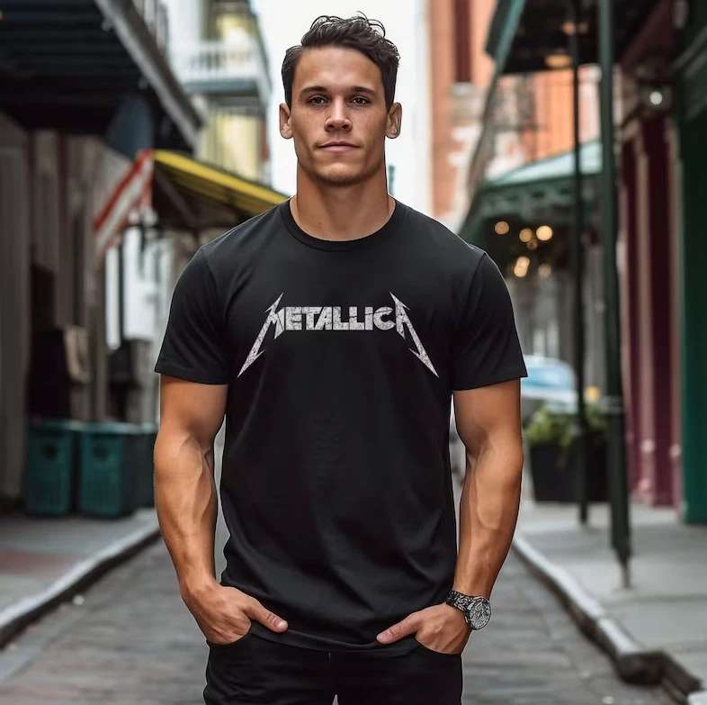 Metallica t shirt logo cheap