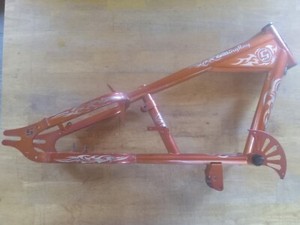 Schwinn Stingray Chopper Frame For Spoiler Seat&XL Crank&20X4.25" OCC Wheel&Tire