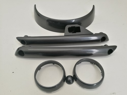 Smart ForTwo 450 Brabus Carbon Dekor Set Blende Leiste wie Abgebildet - Bild 4 von 9