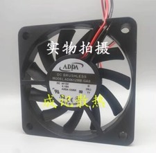 ADDA AD0612MB-GA0 6010 DC12V 0.19A 6CM 2-Wire Dual Ball Cooling Fan