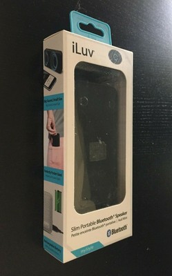 iluv slim portable bluetooth speaker
