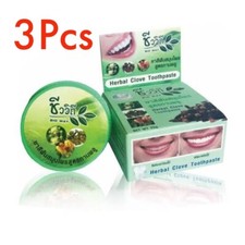 3X Natural herbal toothpaste Concentrated extract of clove flowers Thai herbs