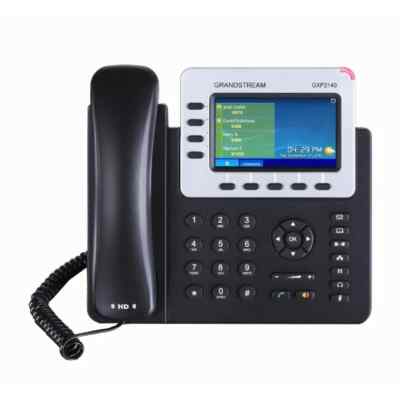 Grandstream GXP2140 Gigabit IP Phone with bluetooth and integrated PoE  - Black 