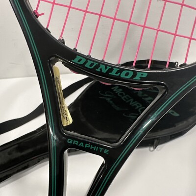 Raquette De Tennis Dunlop John McEnroe Game - Avec Housse - Rare - Taille Grip G1