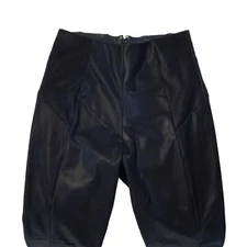 GUESS Snake Print Zip Pant Legging Black Shiny Effect Dressy SMALL 62136 CA20625