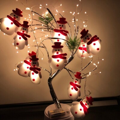 LED Merry Christmas/New Year Ornaments Decorations For Home 2022Xmas Deco Natal